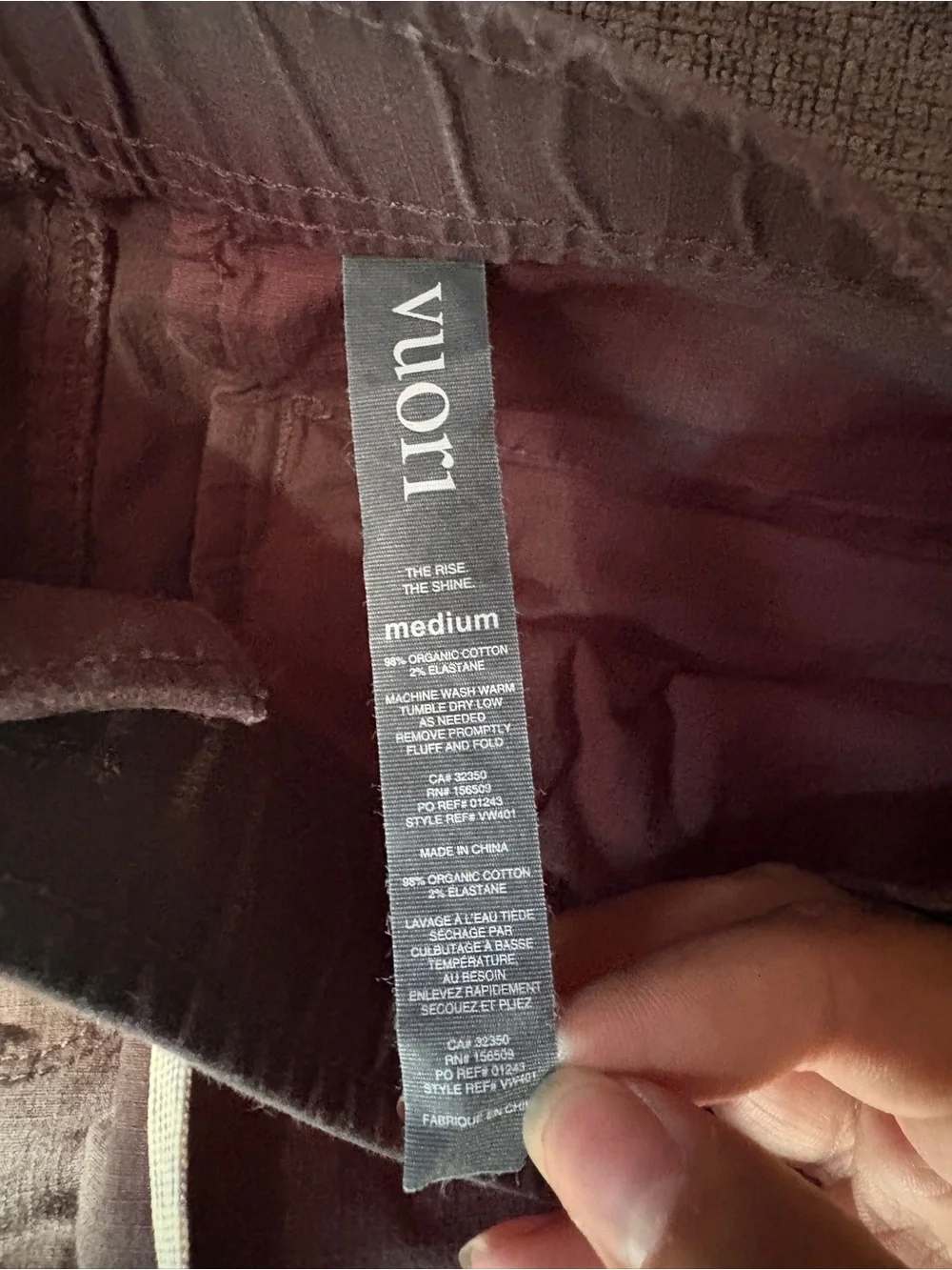 Vuori Women's Charcoal Drawstring Joggers